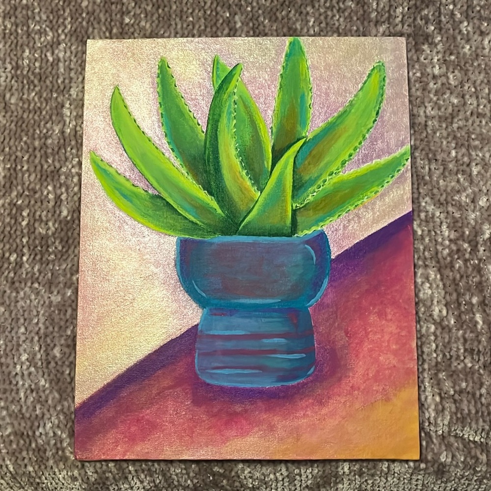 Colorful Plant Painting